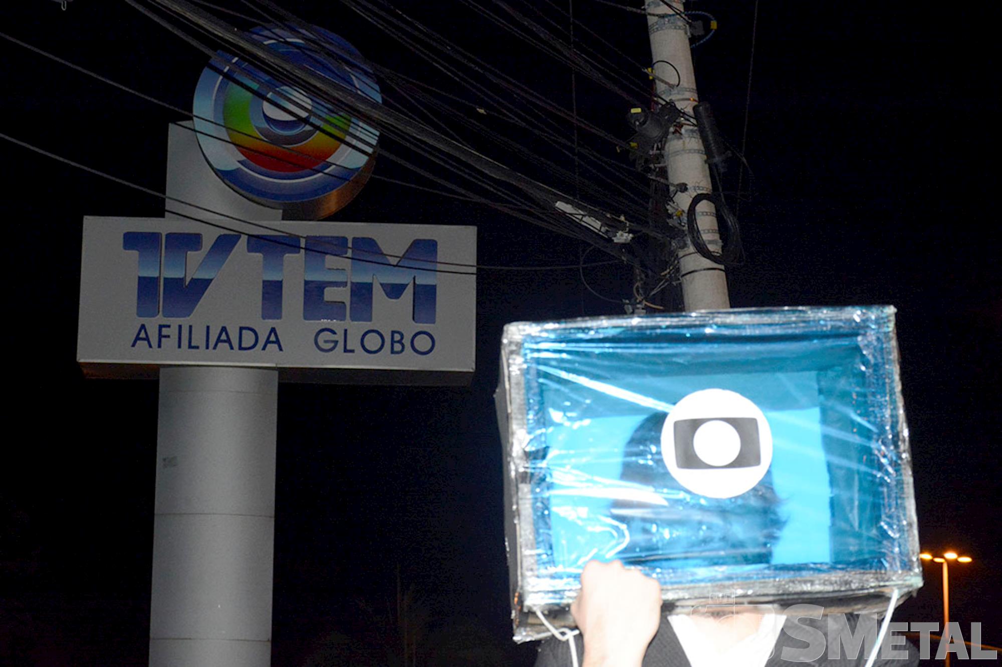Movimentos realizam ato contra a Rede Globo