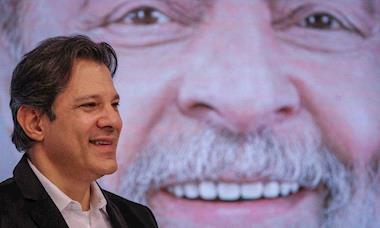 Associado diretamente a Lula, Haddad soma 22% e ultrapassa Bolsonaro
