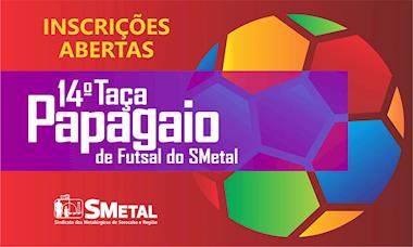 Taça Papagaio de Futsal recebe inscrições até segunda-feira, dia 23
