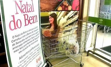 Natal do Bem arrecada alimentos para doação na rede Carrefour no sábado