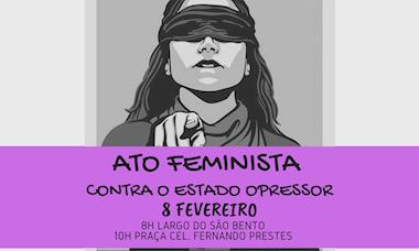 Ato neste sábado marca a resistência contra a violência contra a mulher