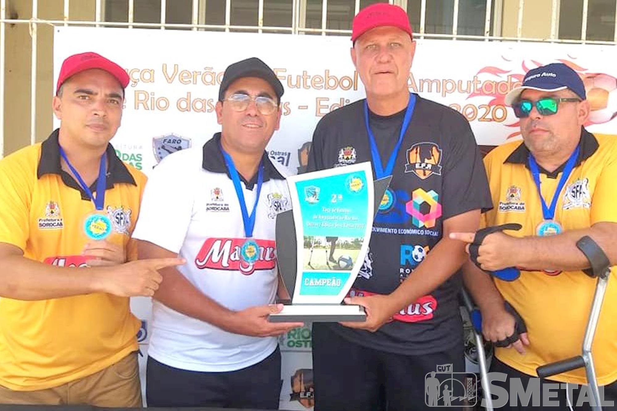 Divulgação / Sorocaba Futebol de Amputados , Time sorocabano de futebol de amputados é campeão da Taça Verão 