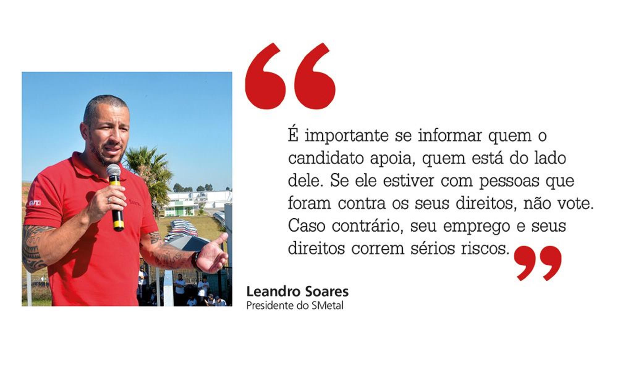 leandro, soares, eleição,, Divulgação