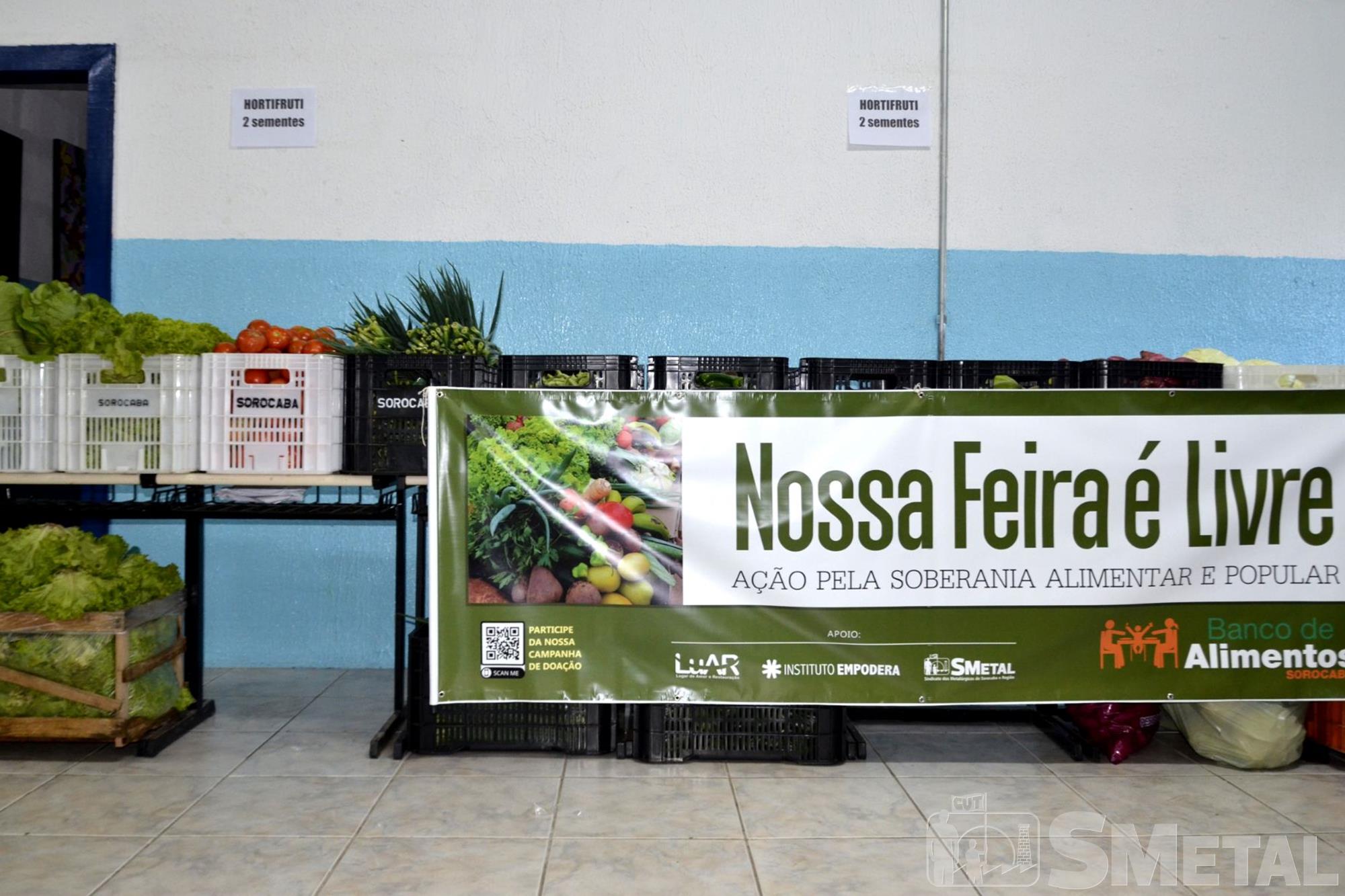 Jônatas Rosa/Imprensa SMetal , Nossa Feira é Livre usa sementes como moeda social para compra de alimentos 