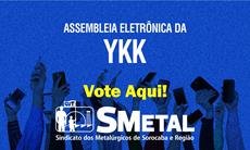 Assembleia Eletrônica dos trabalhadores da YKK; vote aqui