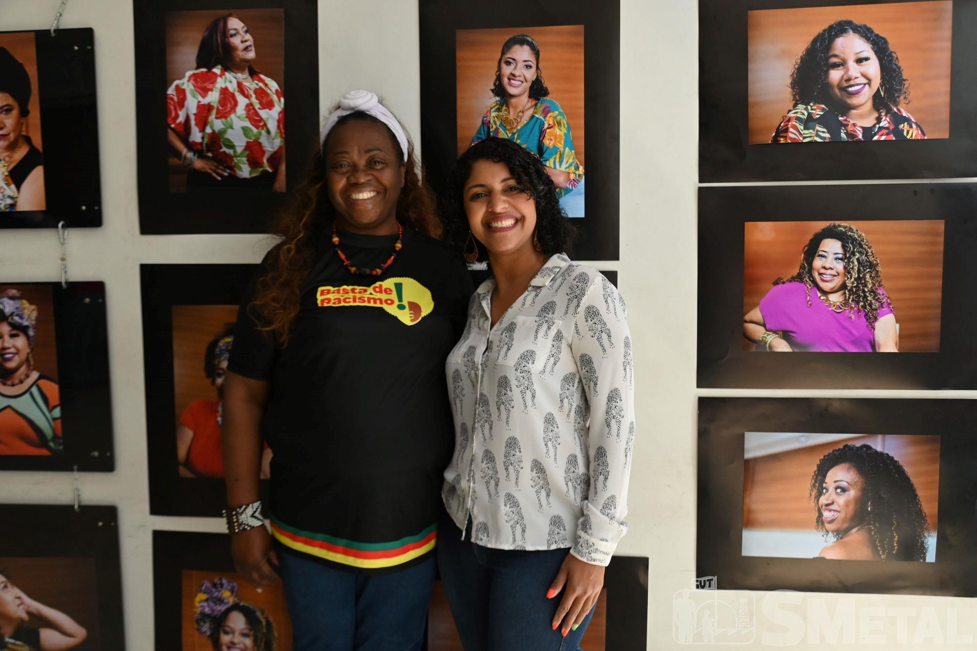 Foguinho e Mariana Mansano Maginador, Dia da Mulher Negra debateu luta,  diversidade e resistência no SMetal 