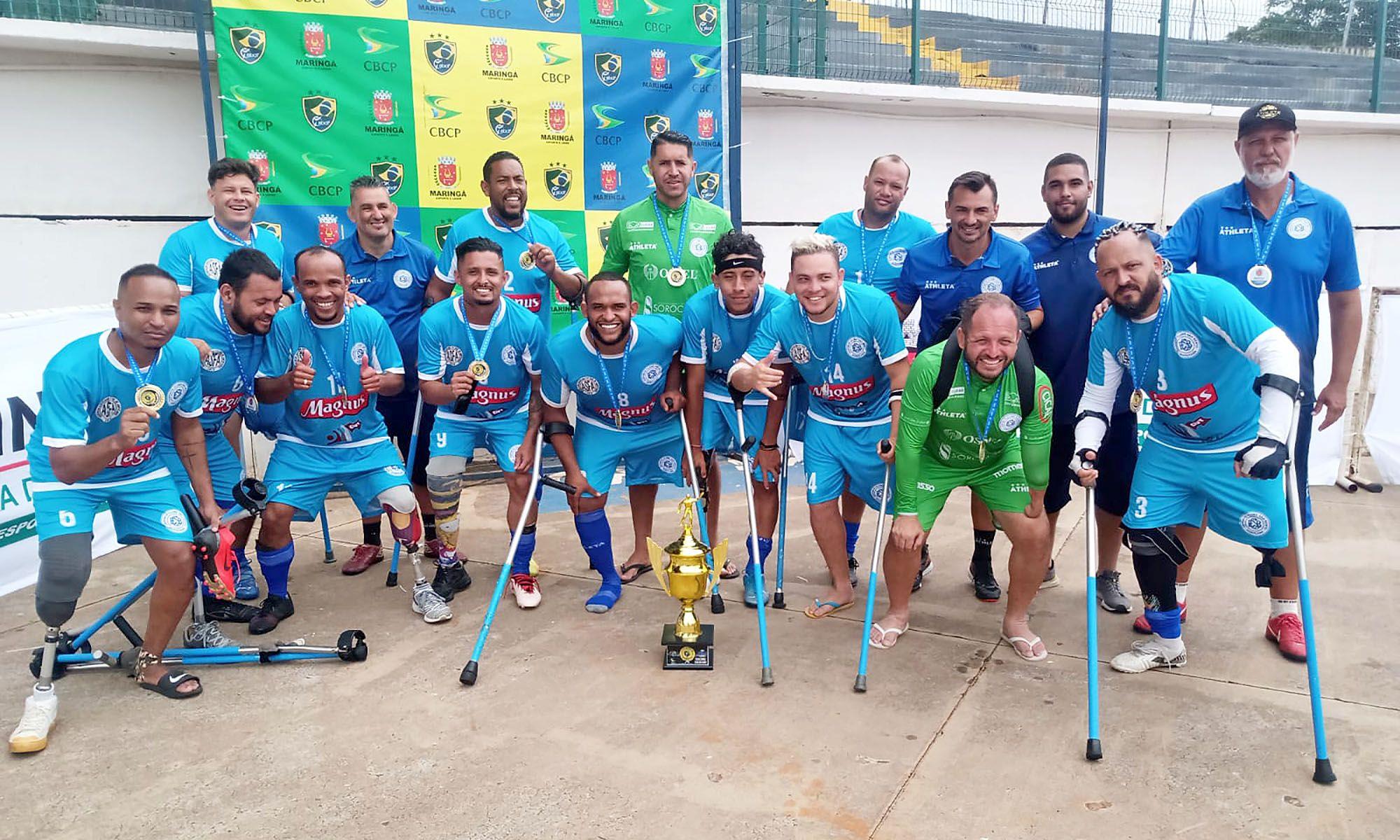 amputado, s&atilde;o bento, brasileiro, parceria, inclus&atilde;o, futebol, campeonato,, Divulga&ccedil;&atilde;o