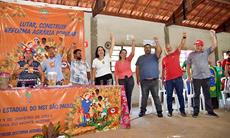Diretores do SMetal participam de ato em defesa da Reforma Agrária Popular